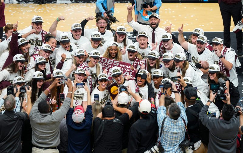 Texas A&M in ‘disbelief’ after Kentucky sweep, first NCAA championship